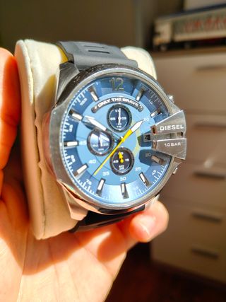 Reloj Diesel Azul y Plateado