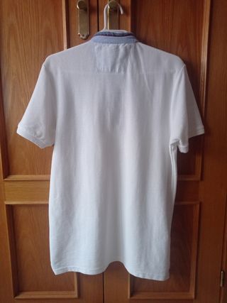 Polo blanco hombre talla M