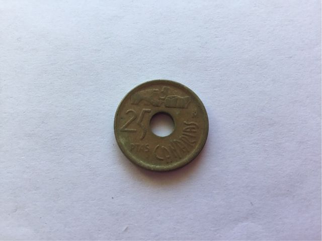 25 Pesetas Canarias 1994