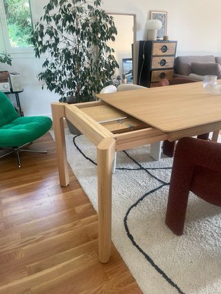 Mesa de comedor de roble modelo Bowie