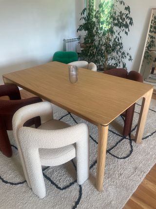 Mesa de comedor de roble modelo Bowie