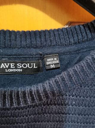 Maglione Uomo Brave Soul Blu Taglia M