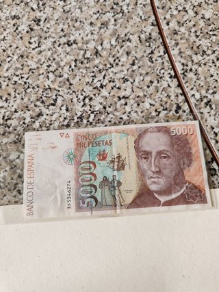Billete 5000 pesetas España