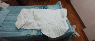 Doble Edredón Nórdico + bajera, Cama 90. NUEVO.
