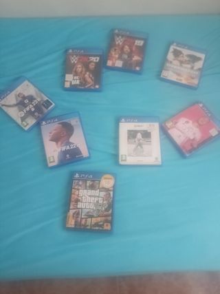 PS4 Juegos Varios: FIFA, WWE, GTA, Overwatch
