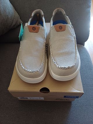 Mocasines Clarks Driftlite Step Hombre Beige