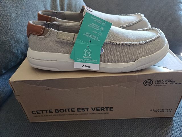 Mocasines Clarks Driftlite Step Hombre Beige