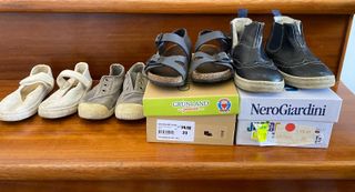 4 paia scarpe e sandali bimbo