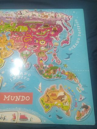 Mapa mundo magnético