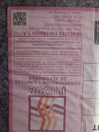 Alfombra lavable rosa