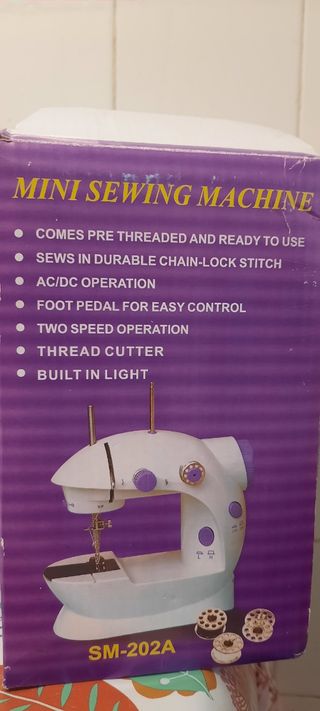 Máquina de coser mini portátil