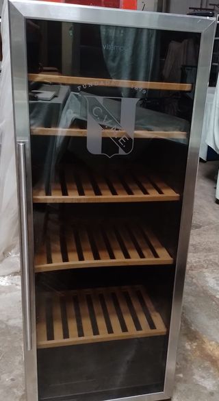 Vinoteca Vitro Acero Inox 58x57