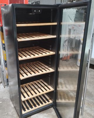 Vinoteca Vitro Acero Inox 58x57