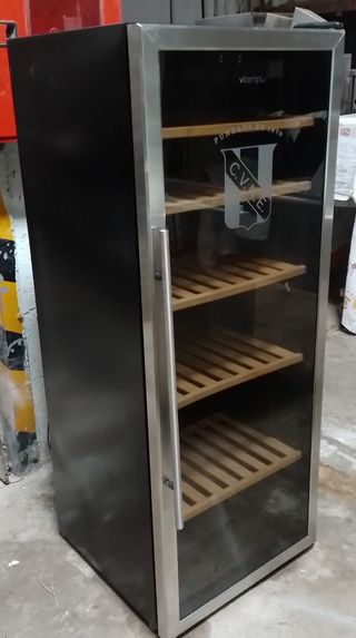 Vinoteca Vitro Acero Inox 58x57