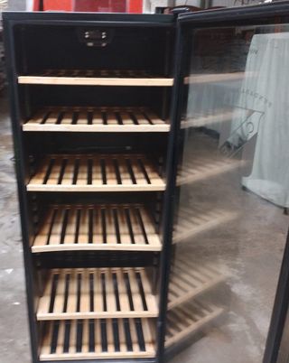 Vinoteca Vitro Acero Inox 58x57