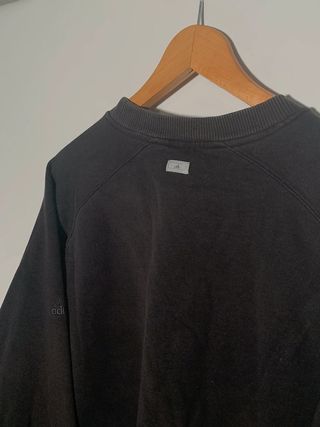 Sudadera Adidas vintage, jersey retro negro