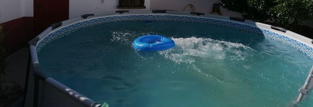 Piscina desmontable .