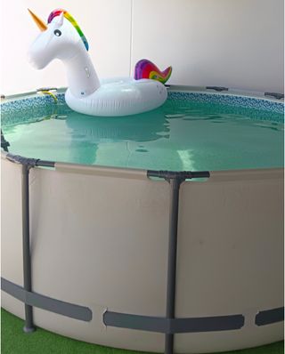 Piscina desmontable .