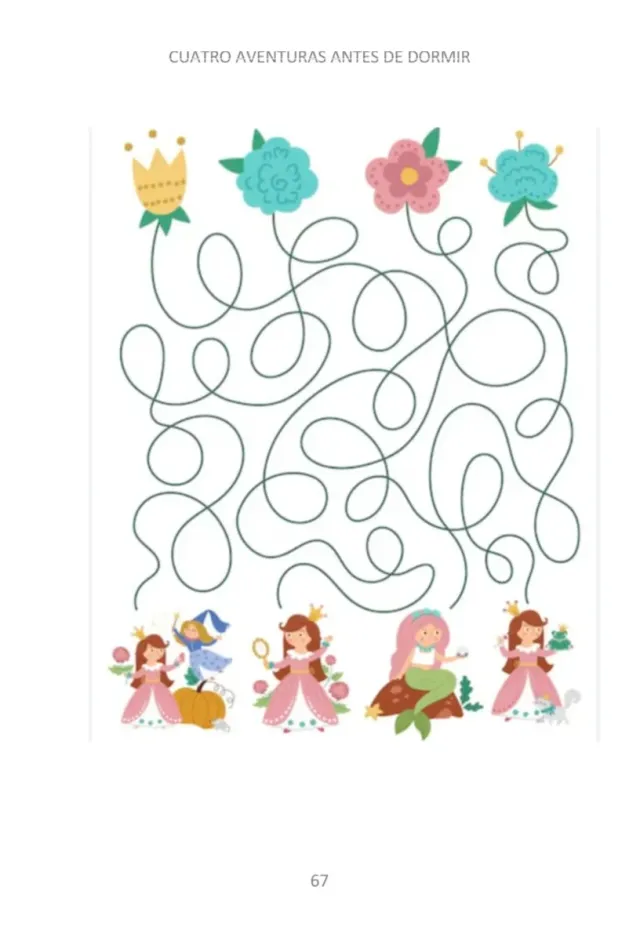 Cuento infantil para leer y colorear.