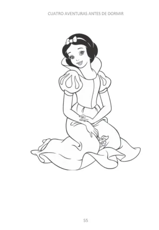 Cuento infantil para leer y colorear.