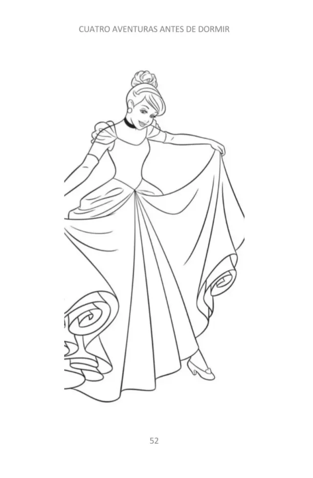 Cuento infantil para leer y colorear.