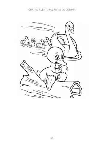 Cuento infantil para leer y colorear.