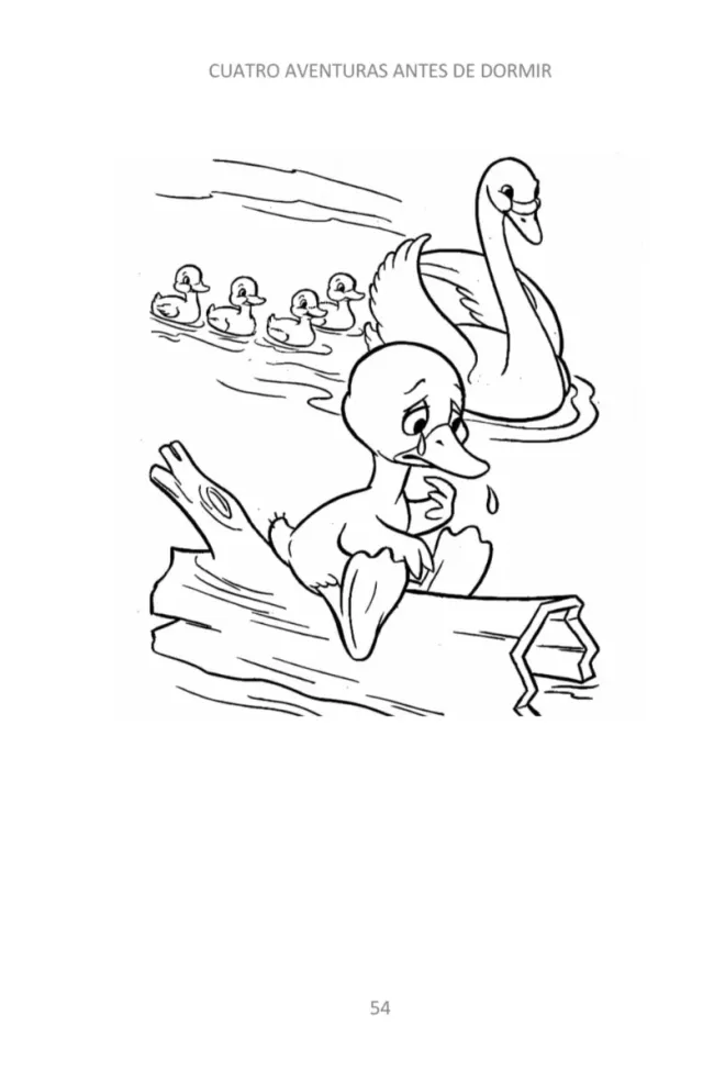 Cuento infantil para leer y colorear.