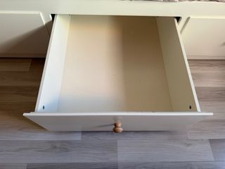 Cama nido blanca con cajones