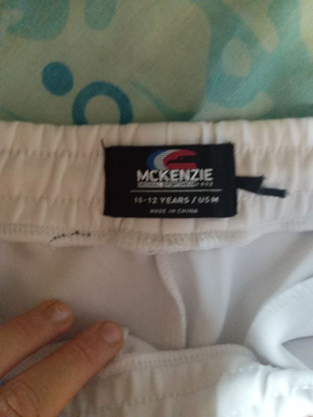 Conjunto McKenzie Gris y Blanco Talla 12 13