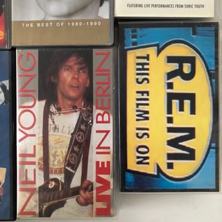 Lote VHS Música Rock Pop 5€ c/u y 50€ por el lote