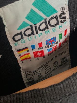 Sudadera Adidas Equipment vintage, jersey retro