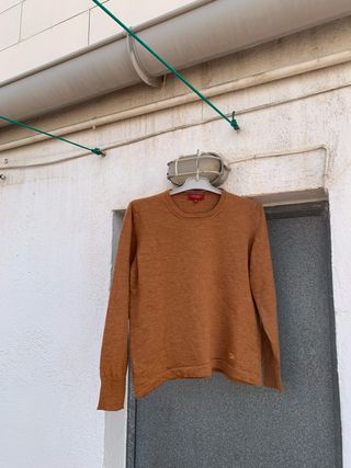 Jersey Burberry Lana Vintage Marrón Talla M