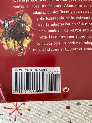 Don Quijote de La Mancha.