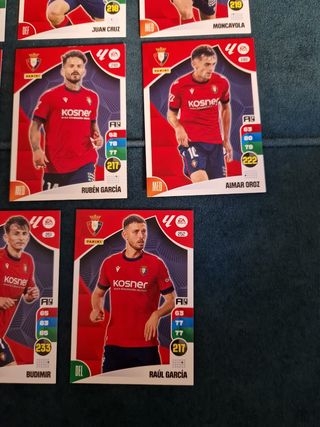 Lote cromos Adrenalyn XL 2024-25 Osasuna