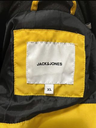 Chaqueta Jack & Jones Negra y Amarilla