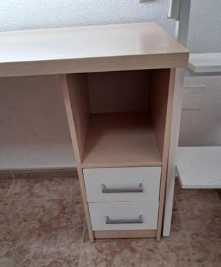 Dormitorio Juvenil con Cama Nido y Escritorio