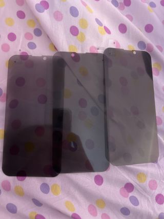 Protector Pantalla Negro iPhone 14