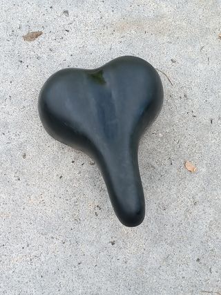 Sillín de Bicicleta Negro con Gel