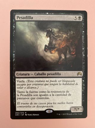Pesadilla MTG Carta Magic The Gathering