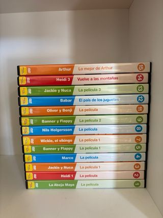 Lote 15 DVDs Cuentos Clásicos Infantiles