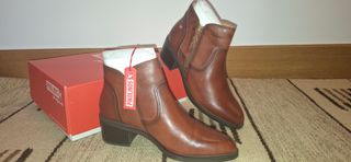 Botines de Piel Pikolinos Marrones