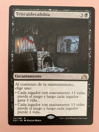 Triscaidecafobia MTG Carta Encantamiento