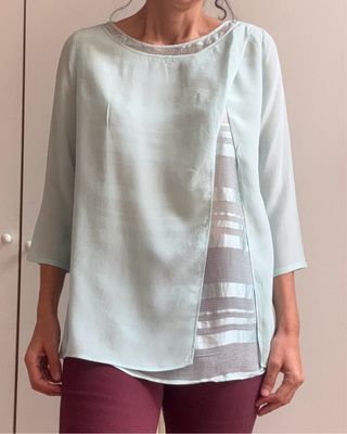 Camisa Massimo Dutti azul celeste talla M