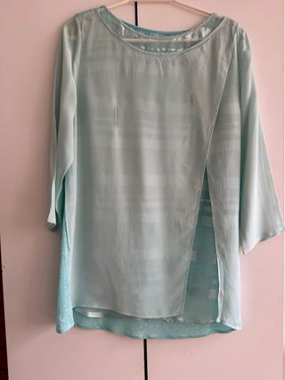 Camisa Massimo Dutti azul celeste talla M