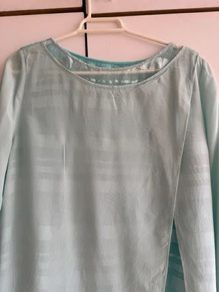 Camisa Massimo Dutti azul celeste talla M