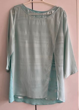 Camisa Massimo Dutti azul celeste talla M