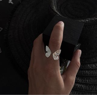 Anillo Mariposa Plata 925 Ajustable