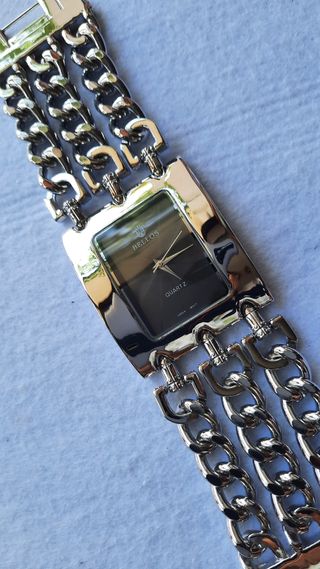 Orologio Bellos Donna Quarzo Argento Nero