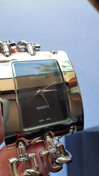 Orologio Bellos Donna Quarzo Argento Nero