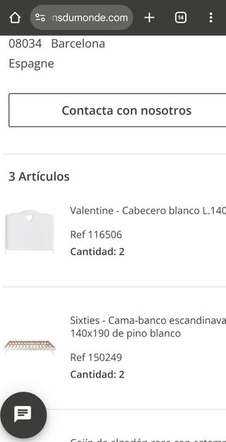 Cabecero de madera 140 cm blanco con corazón 